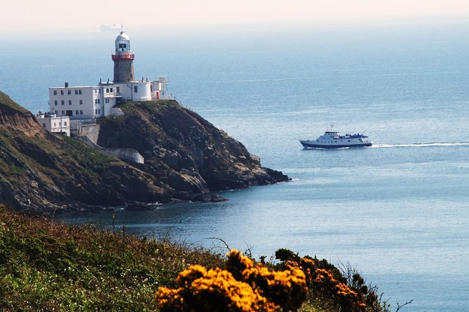 Boat Trip from Dublin City to Dun Laoghaire - Seeing Poolbeg Lighthouse from the bay