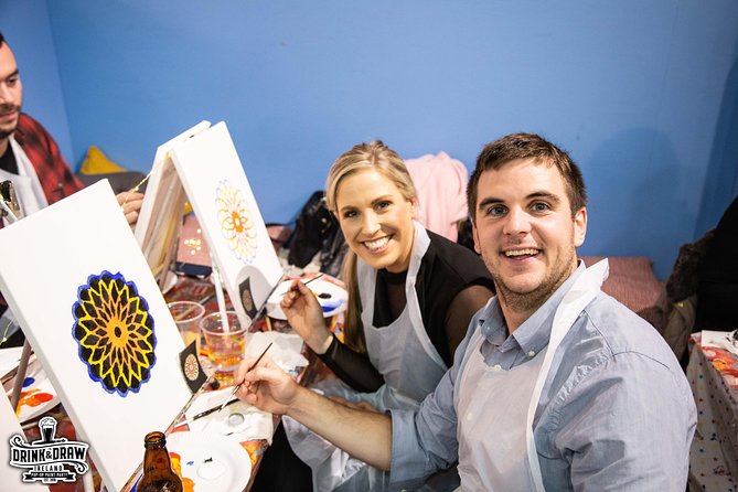 Drink & Draw: Paint A Masterpiece - A paint class with a Dublin night-out mood