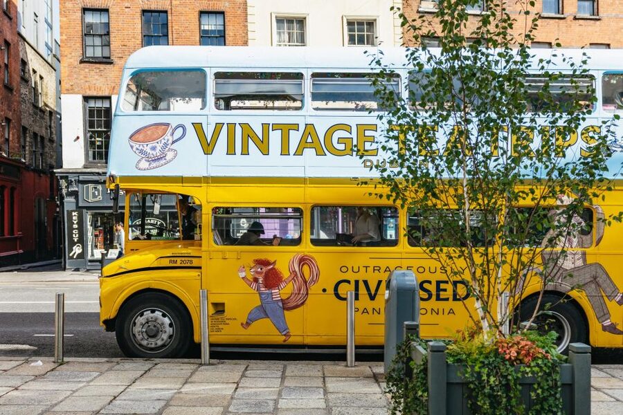 Dublin: Afternoon Tea Vintage Bus Tour - The hosts are part of the meal