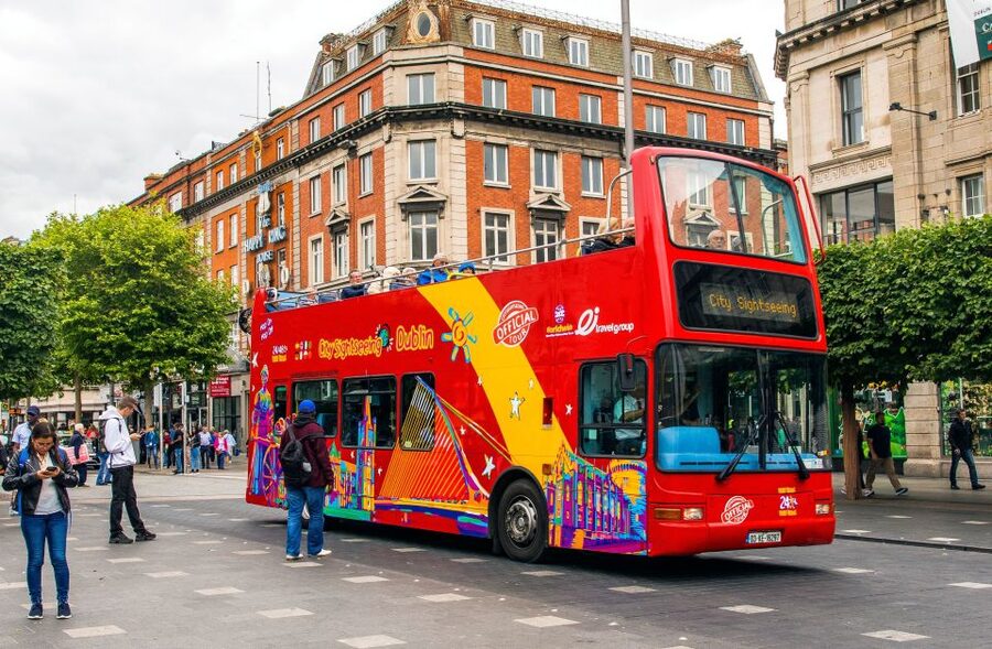 Dublin: City Sightseeing Hop-On Hop-Off Bus Tour - Phoenix Park and the museums west of the center