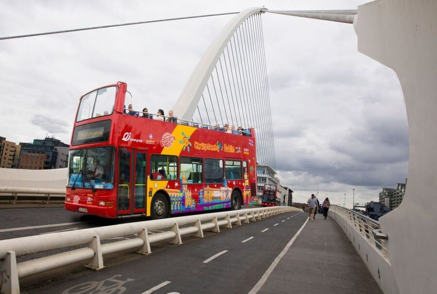 Dublin: City Sightseeing Hop-On Hop-Off Bus Tour - Commentary, guides, and what the ride feels like