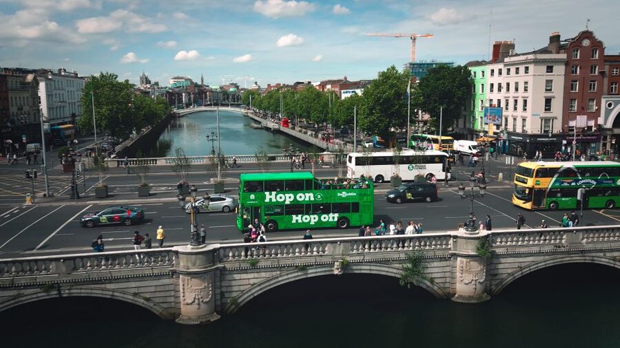 Dublin: Cruise Excursion Hop-On Hop-Off Tour & Rail Ticket - The eastern city center: writers, museums, and Trinity