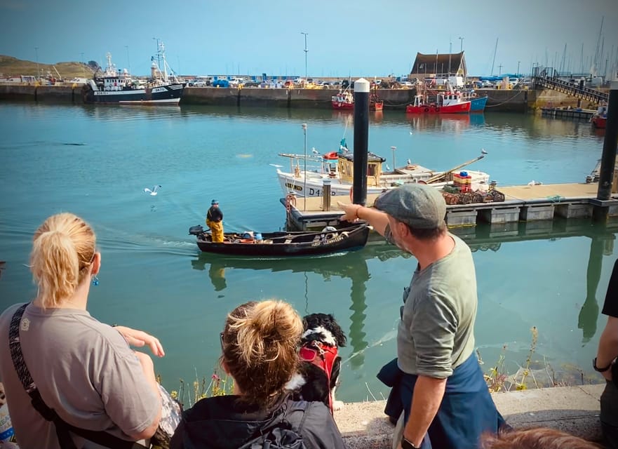 Dublin: Dublin Coastal Hike and Pints & Puppies - St. Mary’s Abbey and the older layers of Howth