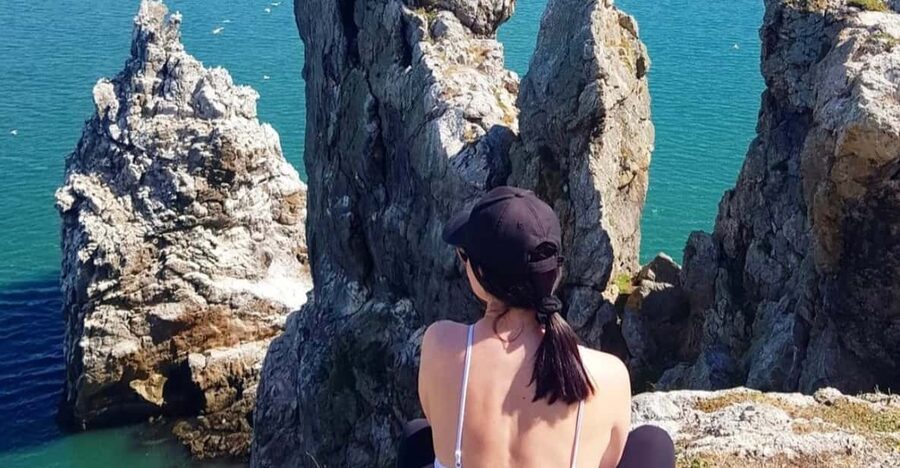 Dublin: Ferry from Howth to Ireland's Eye island - A swim from the west beach