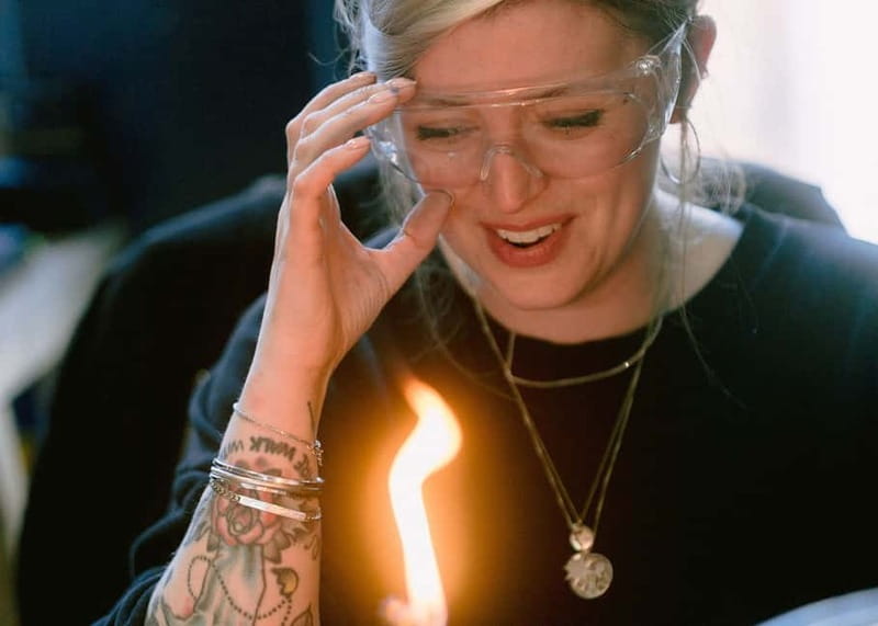 Dublin: Forge a Silver Ring Workshop on Drury Street - Soldering is handled by the instructor