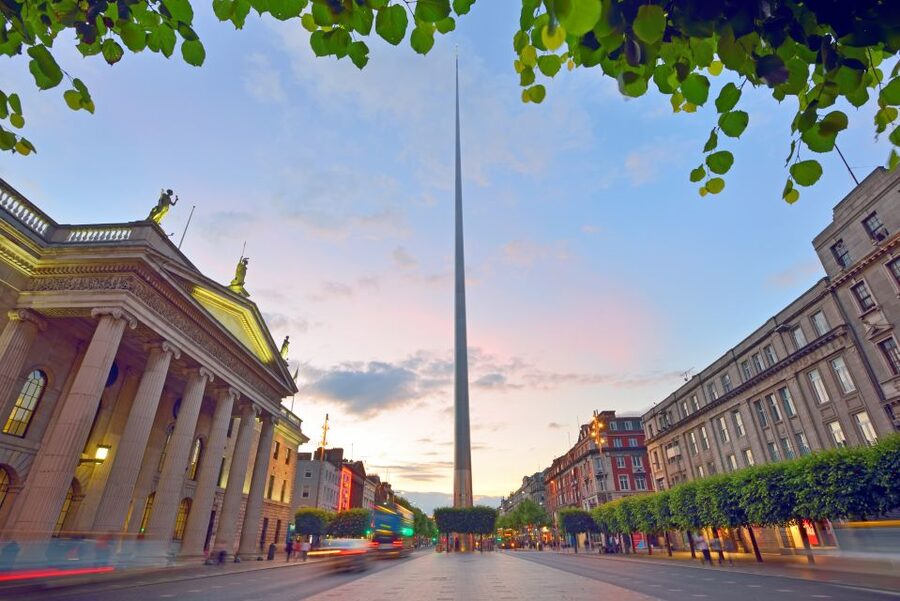 Dublin: Guinness Storehouse Ticket & Hop-on Hop-off Bus Tour - The central Dublin route, stop by stop
