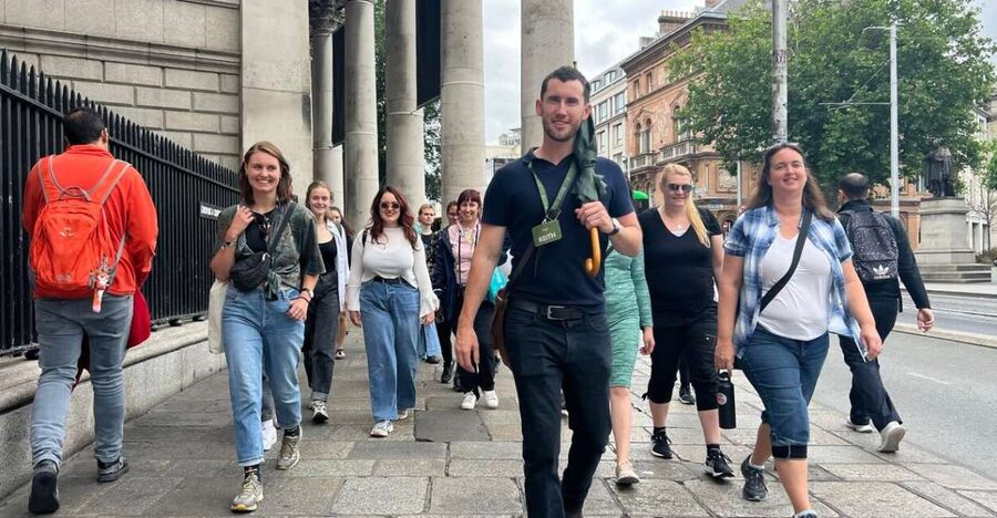 Dublin: Highlights and Hidden Gems Walking Tour - Starting beneath the green umbrella at The Old Storehouse