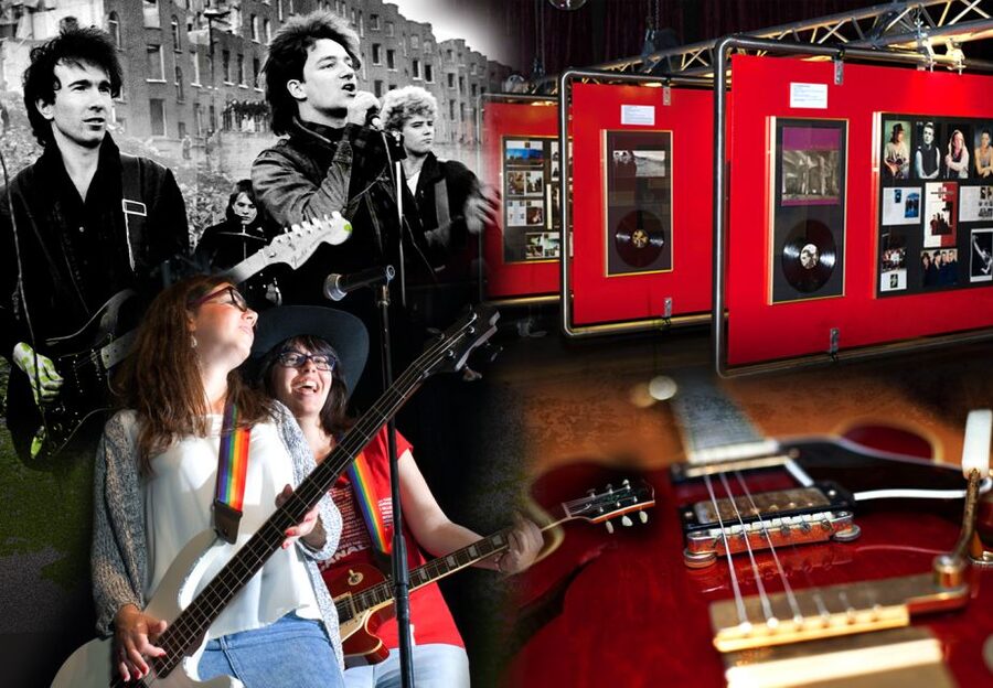 Dublin: Irish Rock 'N' Roll Museum with Tour in English - Starting behind the Wall of Fame in Temple Bar