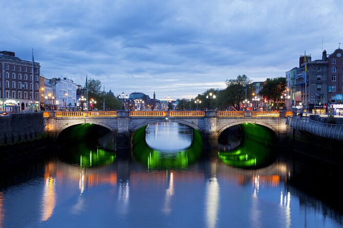 Dublin Live Guided Panoramic Open-Top Night Bus Tour - Trinity College and the Georgian heart of Dublin