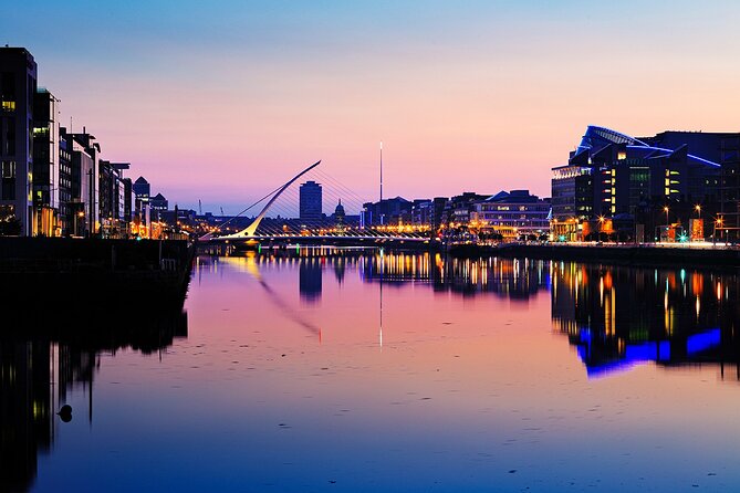 Dublin Live Guided Panoramic Open-Top Night Bus Tour - Along the River Liffey to the Jeanie Johnston