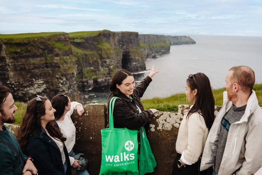 From Dublin: Cliffs of Moher & Galway Small Group Tour - Two hours above the Atlantic at the Cliffs of Moher