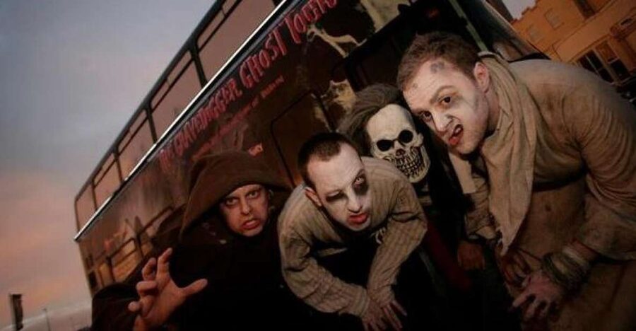 From Dublin: Gravedigger Ghost Bus Tour - Dublin’s dark past on a theatrical bus