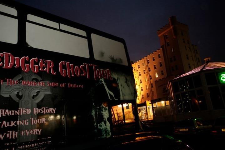 From Dublin: Gravedigger Ghost Bus Tour - St. Audoen’s Church and the old city