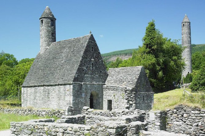 From Dublin: Wicklow, Glendalough, Waterfall & Sheepdog demo - Powerscourt Waterfall and its wooded valley