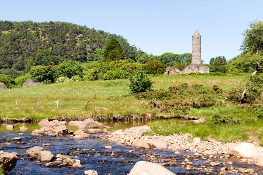 From Dublin: Wicklow Mountains, Glendalough & Kilkenny Tour - Glendalough, where ruins meet the lakes