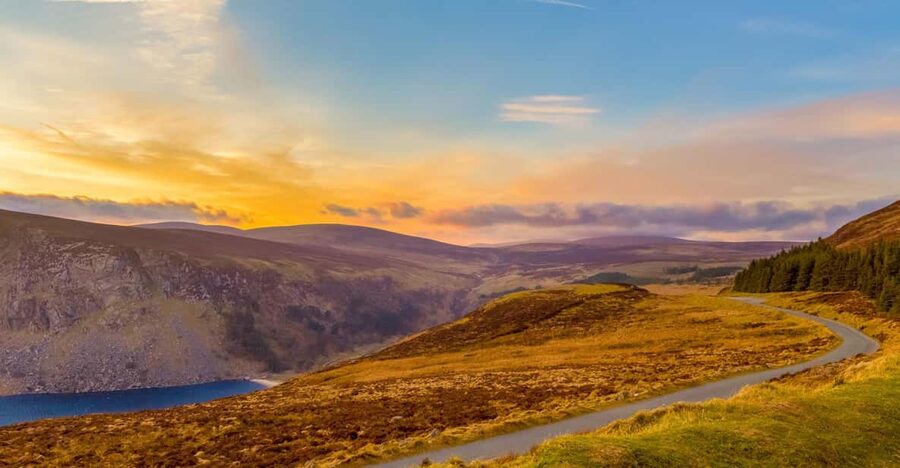 From Dublin: Wild Wicklow Mountains and Glendalough Tour - Killiney Hill gives you an early coastal view