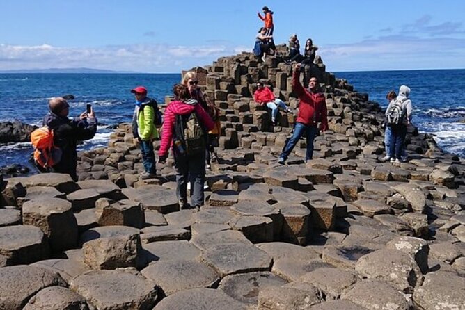 Giants Causeway with Private Chauffeur Day Tour from Dublin - Dunluce Castle above the Atlantic
