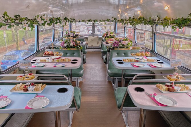 Irish Afternoon Tea on 1960s Vintage Bus in Dublin - The savoury tier: sandwiches with Irish touches