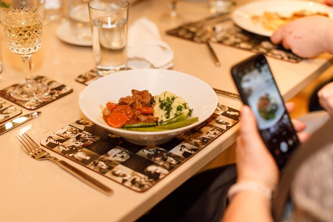 Irish Craic & Cuisine: Cooking Class & Dinner in Central Dublin - Beef and Guinness casserole, with colcannon on the side