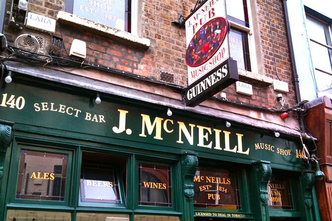 Private Dublin Pub Tour (Walking Tour) - Food, drinks, and the real cost