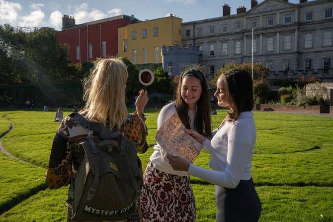 Private Dublin Treasure Hunt Self Guided Tour - Following the map from Temple Bar