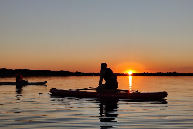 Sunset SUP experience in Malahide, Dublin - Learning the board before chasing the sunset