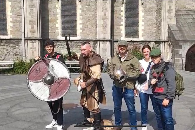Walking Tour of Dublin’s Viking/Medieval Quarter with a Viking - The weapons, costume, and photo moments