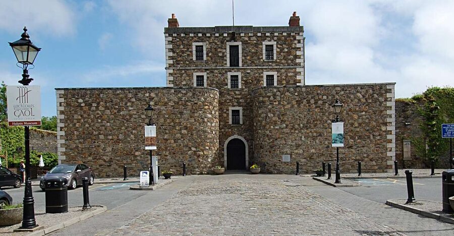 Wicklow Historic Gaol: 1-Hour Tour - The spiral staircase and the prison below